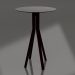 3D modeli Bar masası (Siyah) - önizleme