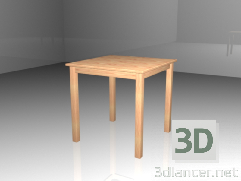 modello 3D Inga tavolino - anteprima
