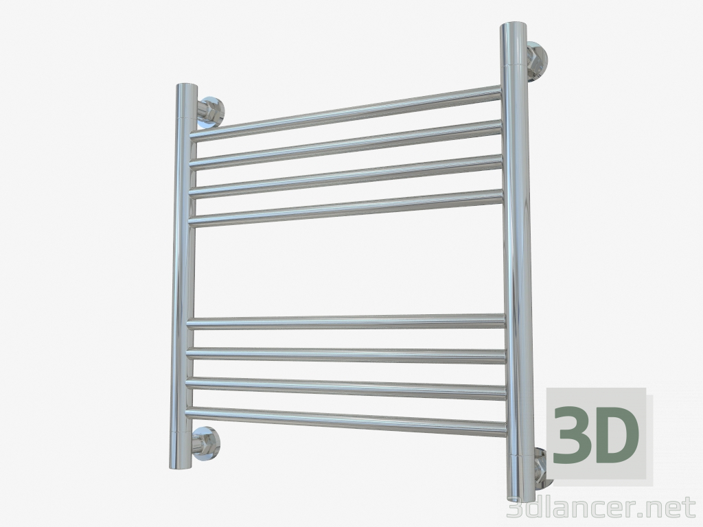 modèle 3D Porte-serviettes chauffant Bohemia + droit (500x500) - preview