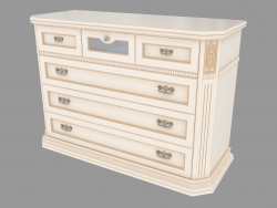 Chest of 6 drawers (1372h942h550)