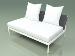 Módulo de sofá central 006 (Metal Milk, Batyline Gray)
