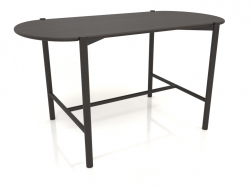 डाइनिंग टेबल डीटी 08 (1400x740x754, लकड़ी का भूरा गहरा)