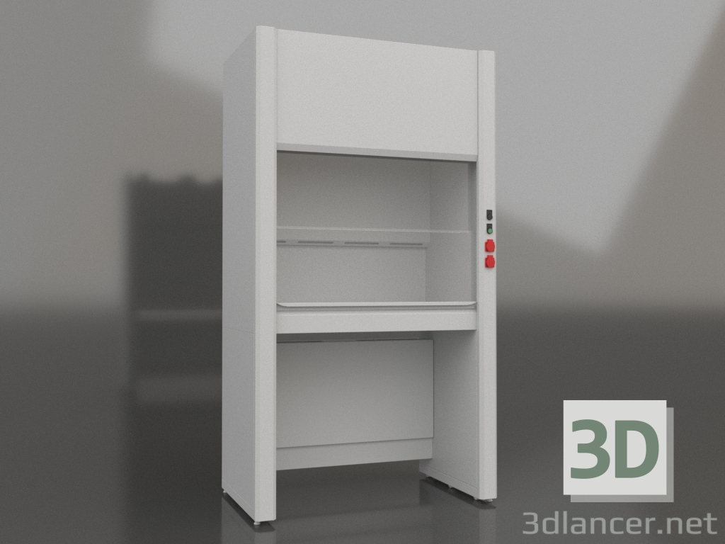 modèle 3D Sorbonne métallique LK-1200 SHV-MET - preview modèle 3D Sorbonne métallique LK-1200 SHV-MET - preview
