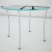 3d model glass table - preview