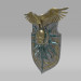 3d Fantasy shield/Фентези щит model buy - render