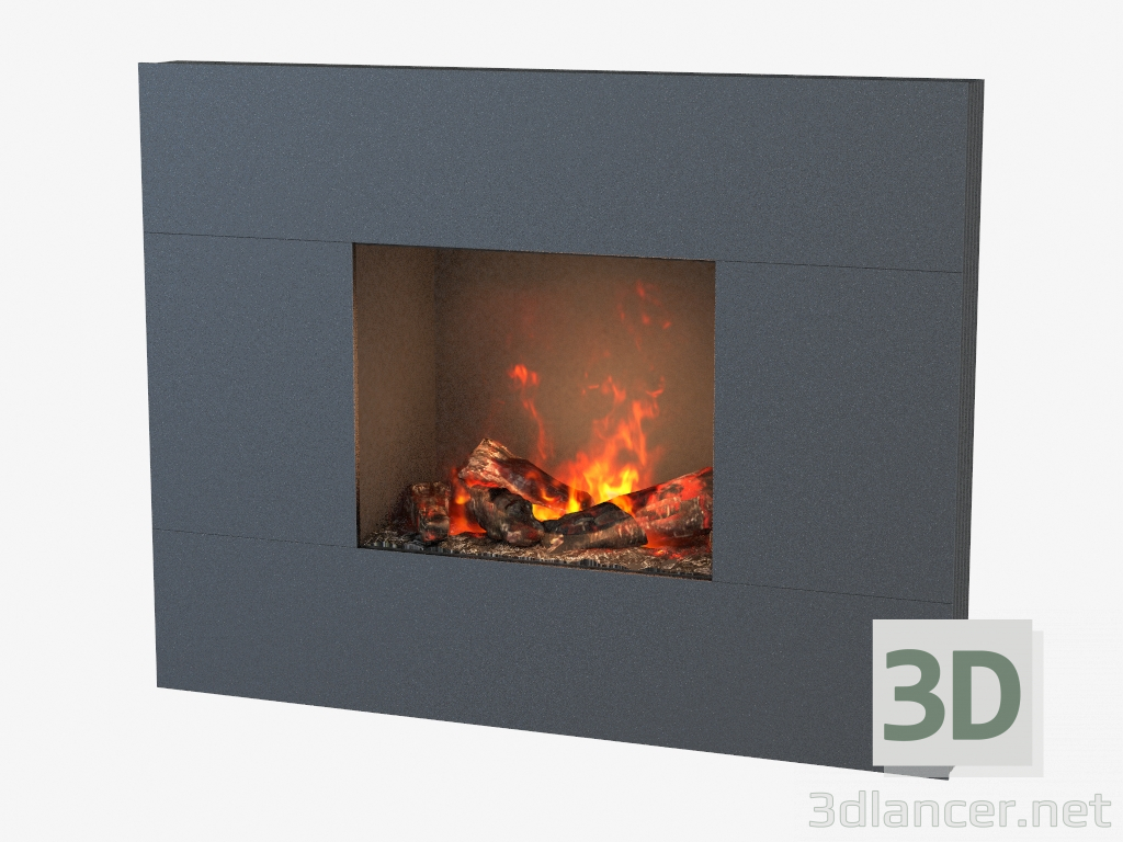 3d model Electric fireplace Tahoe - preview