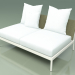 modello 3D Modulo divano centrale 006 (Metal Milk, Batyline Olive) - anteprima