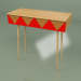 3D Modell Woo Schreibtischkonsole (Rot) - Vorschau