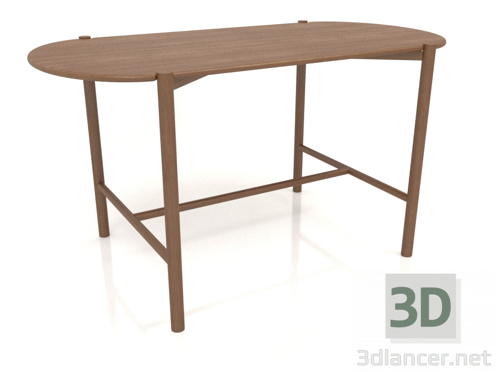 modello 3D Tavolo da pranzo DT 08 (1400x740x754, legno marrone chiaro) - anteprima