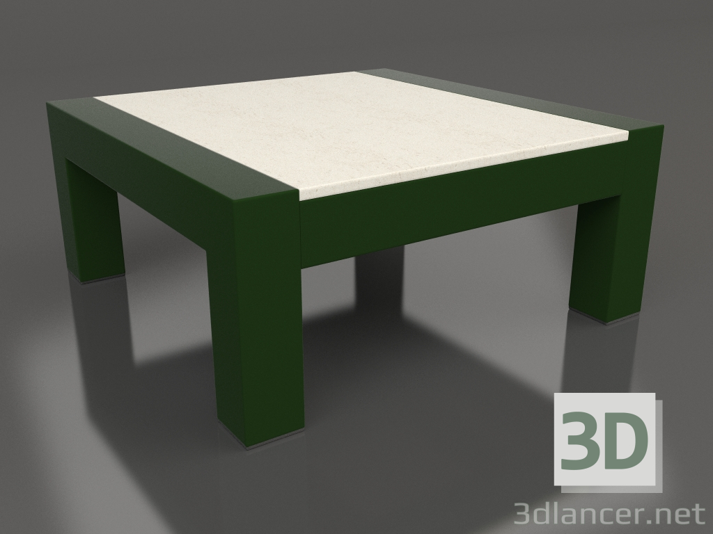 3d модель Боковой стол (Bottle green, DEKTON Danae) – превью