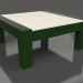 modello 3D Tavolino (Verde bottiglia, DEKTON Danae) - anteprima