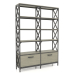 3d model Rack with drawers (2 sections) - preview