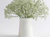 Bouquet de belles fleurs dans un vase