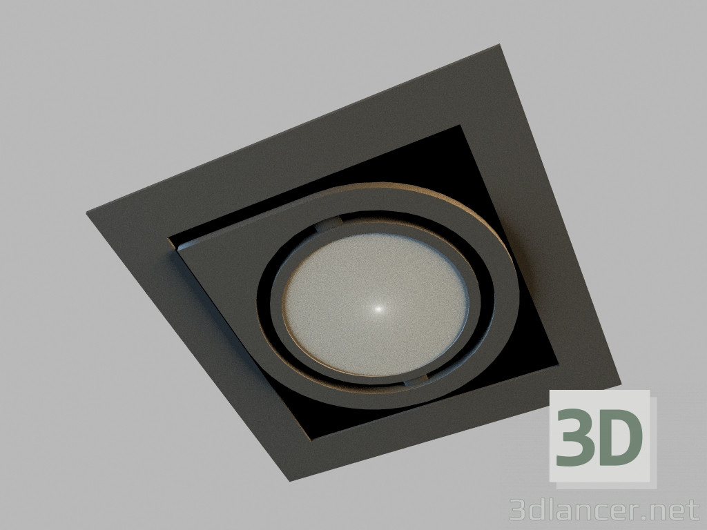 3d model Lámpara de techo empotrada 8150 - vista previa
