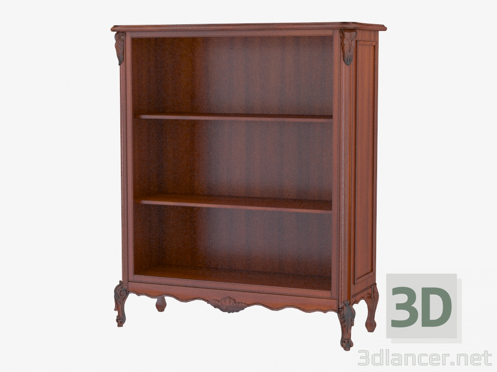 3d model Shelve BN8822 (wood with black patina) - preview