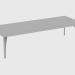 3D Modell Esstisch KARL TABLE (280x110xH74) - Vorschau