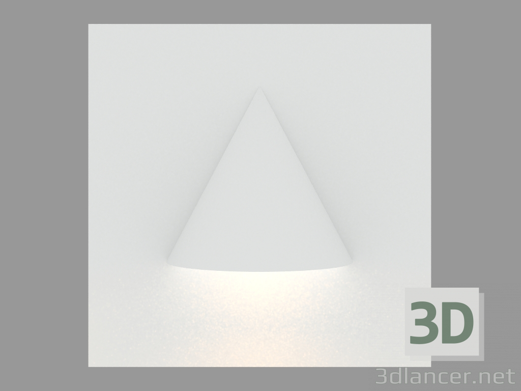 modello 3D Applique da incasso a parete MINIDIAPASON SQUARE (S4573W) - anteprima
