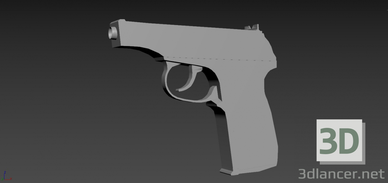 3d model Pistola - vista previa