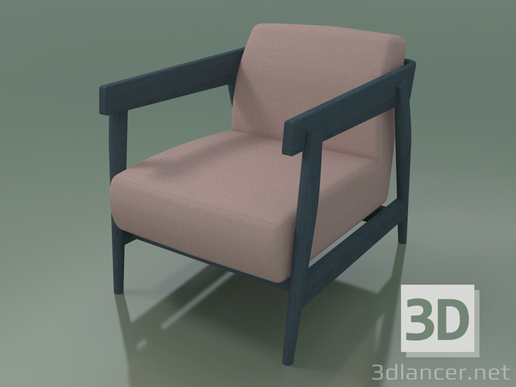 3d model Armchair (305, Blue) - preview