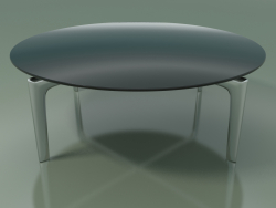 Table ronde 6713 (H 28,5 - Ø84 cm, Verre fumé, LU1)