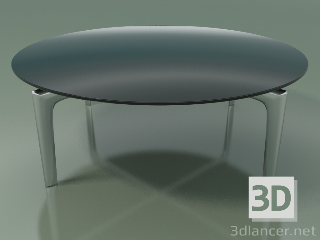 3D Modell Runder Tisch 6713 (H 28,5 - Ø84 cm, Rauchglas, LU1) - Vorschau