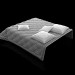 3d Стеганое покрывало и подушки на кровать модель купить - ракурс