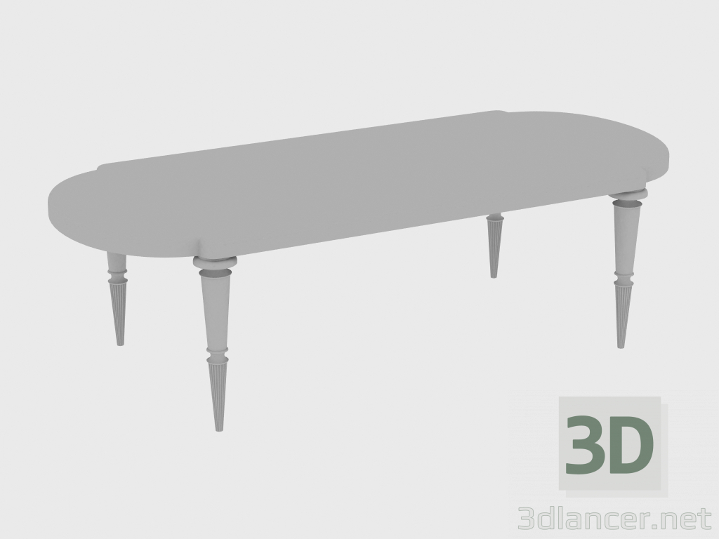modèle 3D Table à manger LAYTON TABLE (258x110xH75) - preview