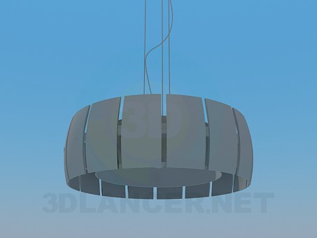 3d model Chandelier for one lamp with shade - preview