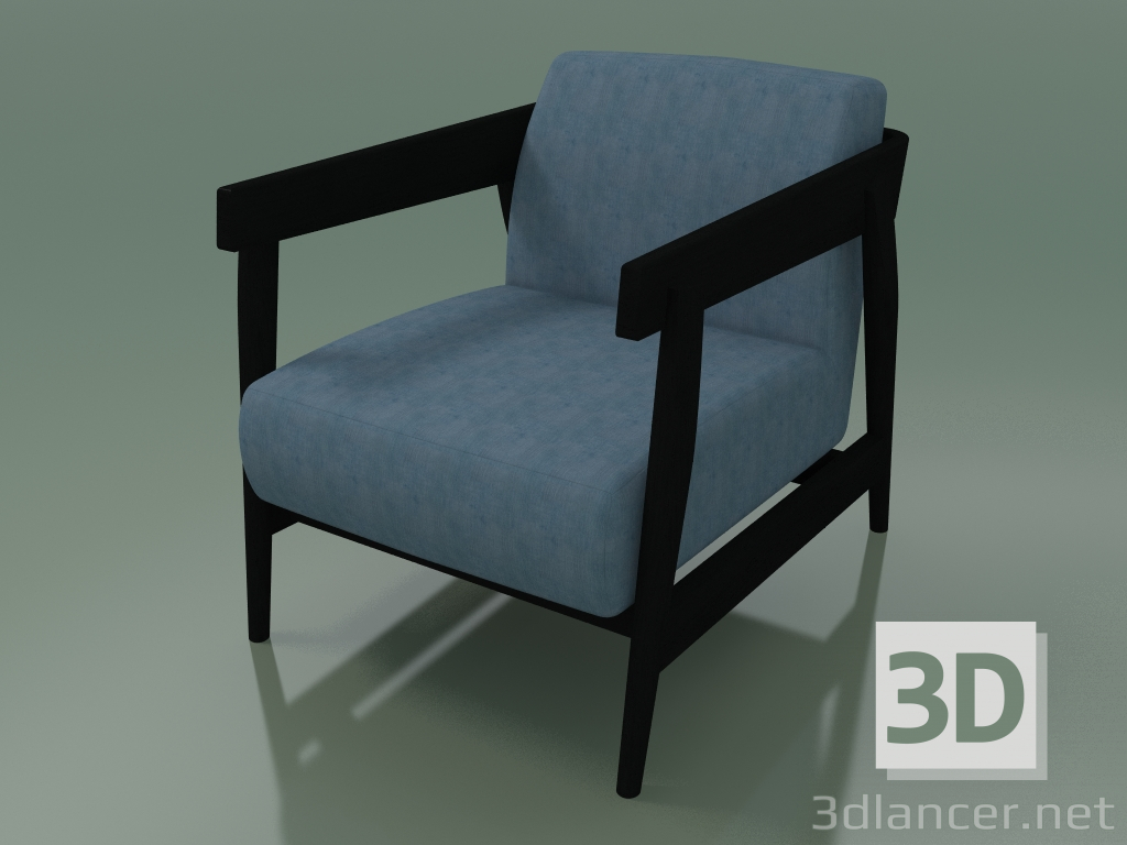 3D Modell Sessel (305, schwarz) - Vorschau