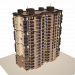 3d Modern building model buy - render