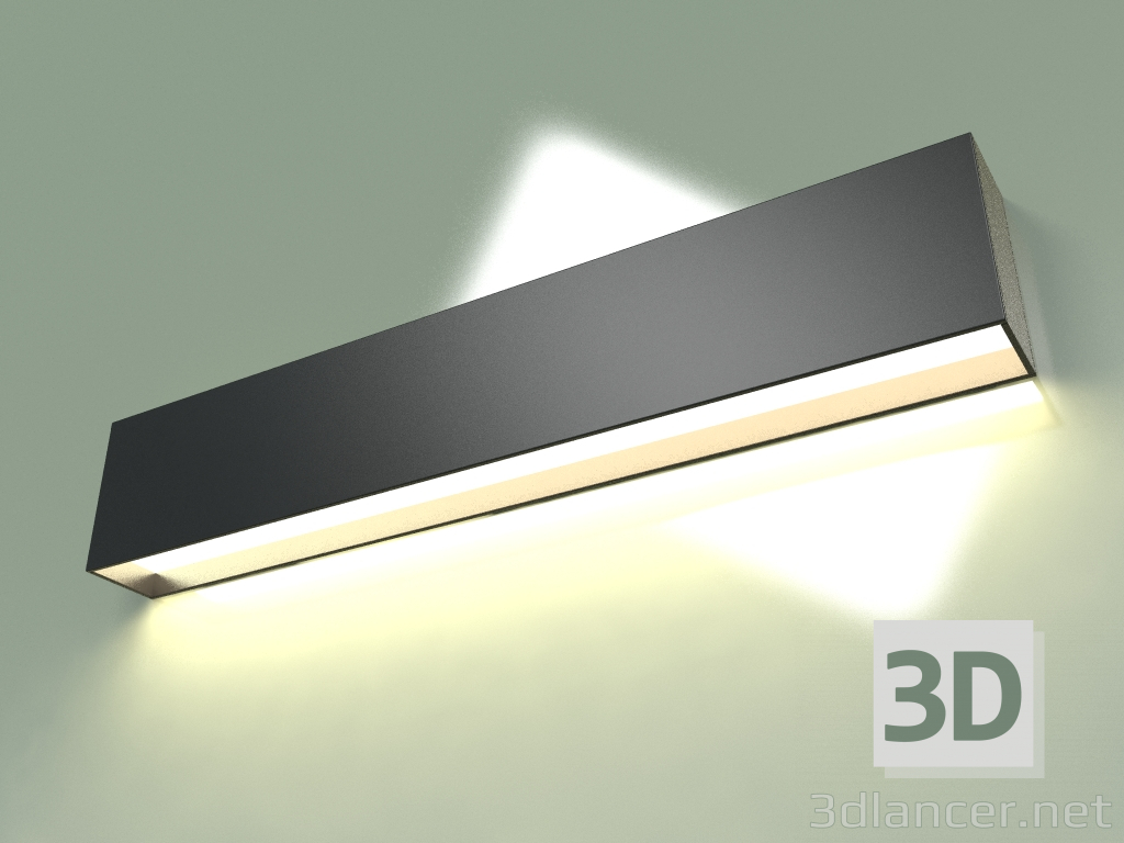 modello 3D Lampada da parete Rwlb098 12W (Bk 3000K) - anteprima