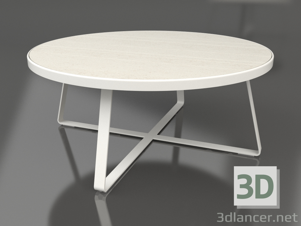 3D modeli Yuvarlak yemek masası Ø175 (DEKTON Danae, Akik gri) - önizleme