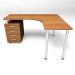 3d model Angular table 750-1500-1300 - preview