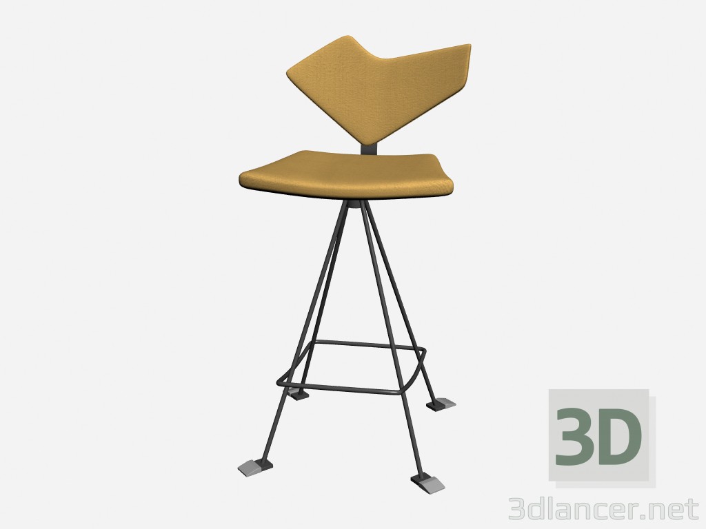 modello 3D Sedia Bar eva 2 - anteprima