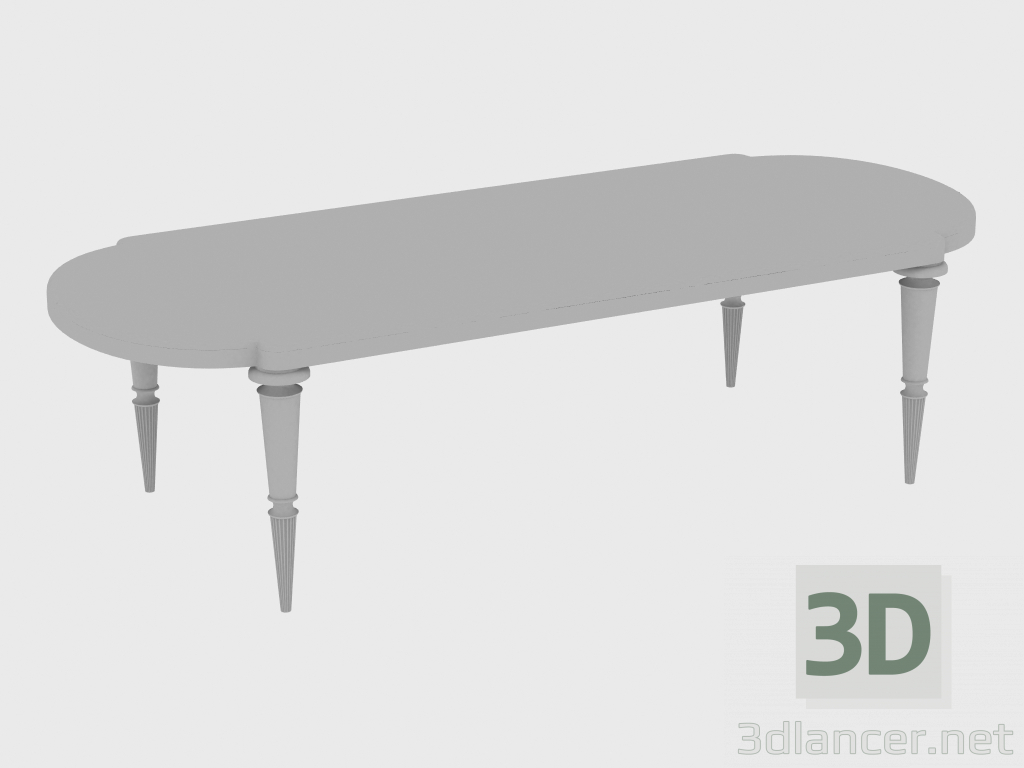 3d model Mesa de comedor LAYTON TABLE (278x110xH75) - vista previa