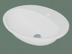 Vasque ovale à encastrer 7G28 53 (7G285301, 53 cm)