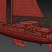 3D Yelkenli Yat Amel 50 modeli satın - render
