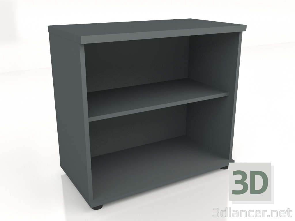 3D Modell Bücherregal Standard A25B4 (801x432x740) - Vorschau