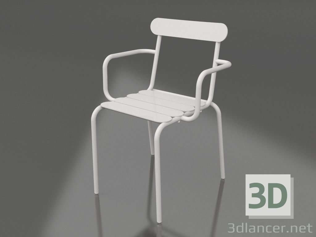 3D Modell Esszimmerstuhl (Grau) - Vorschau