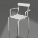 modèle 3D Chaise de salle à manger (Gris) - preview