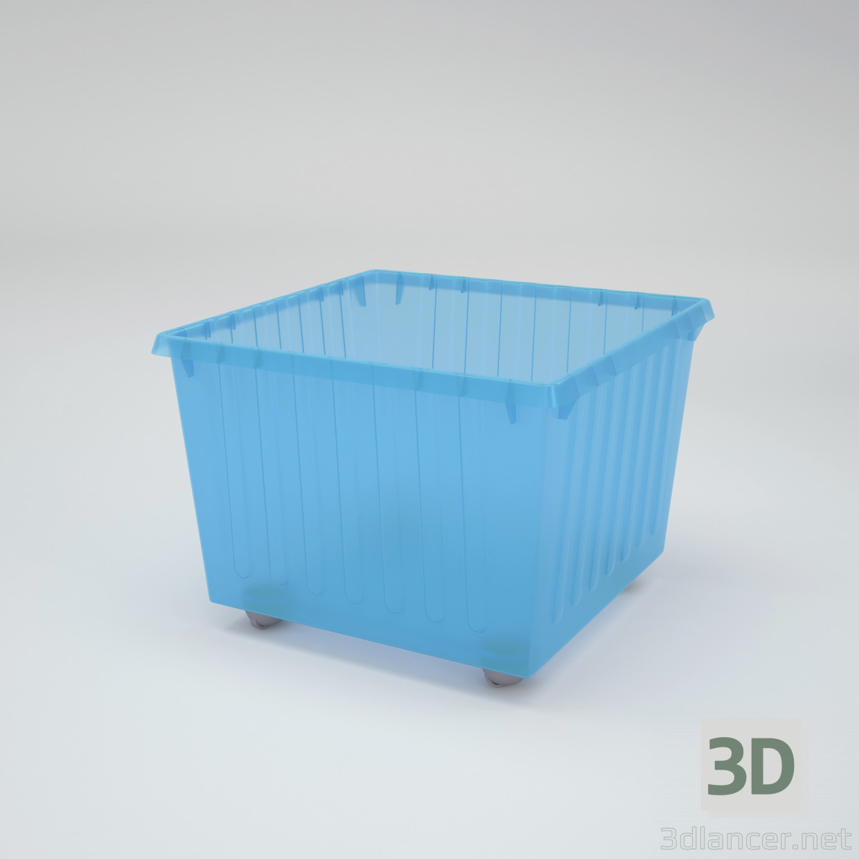 modèle 3D de Boîte de rangement VESSLA (IKEA) acheter - rendu