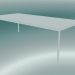 modello 3D Tavolo rettangolare Base 250x110 cm (Bianco) - anteprima