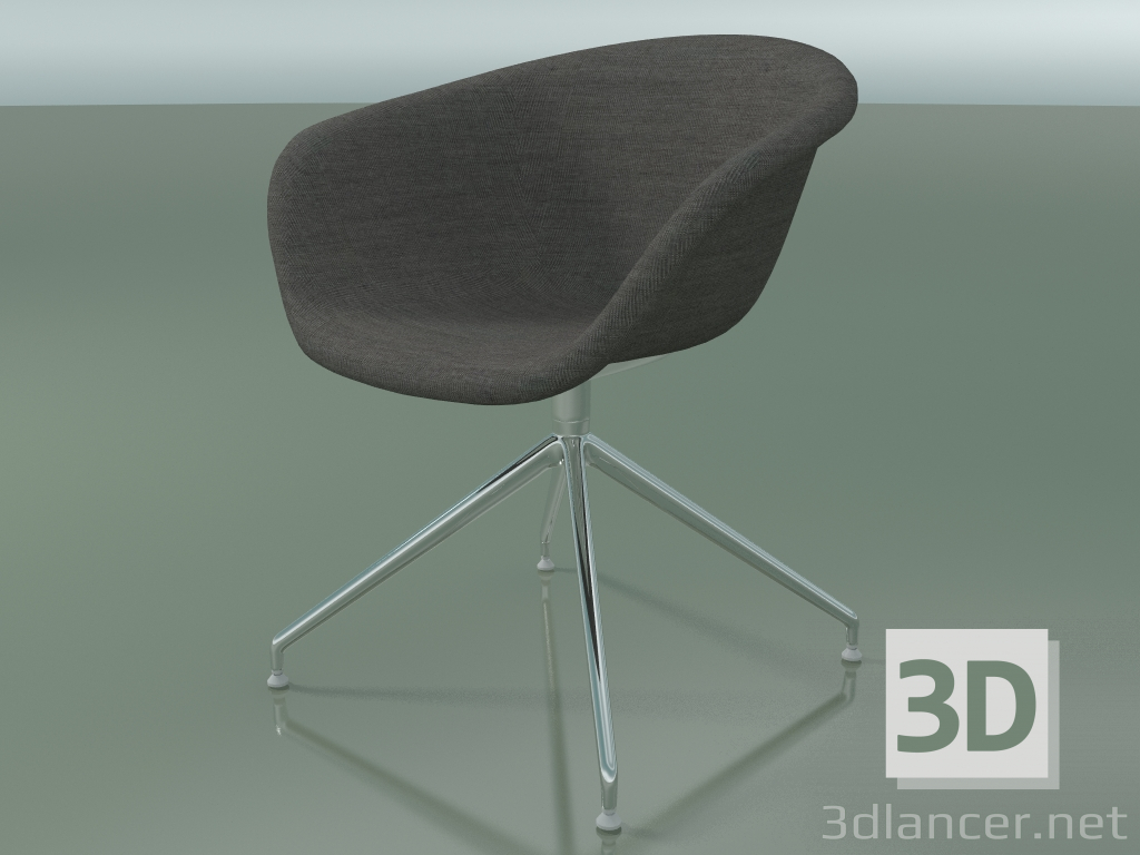 3D Modell Stuhl 4236 (auf der Überführung rotierend, mit Polsterung f-1221-c0134) - Vorschau