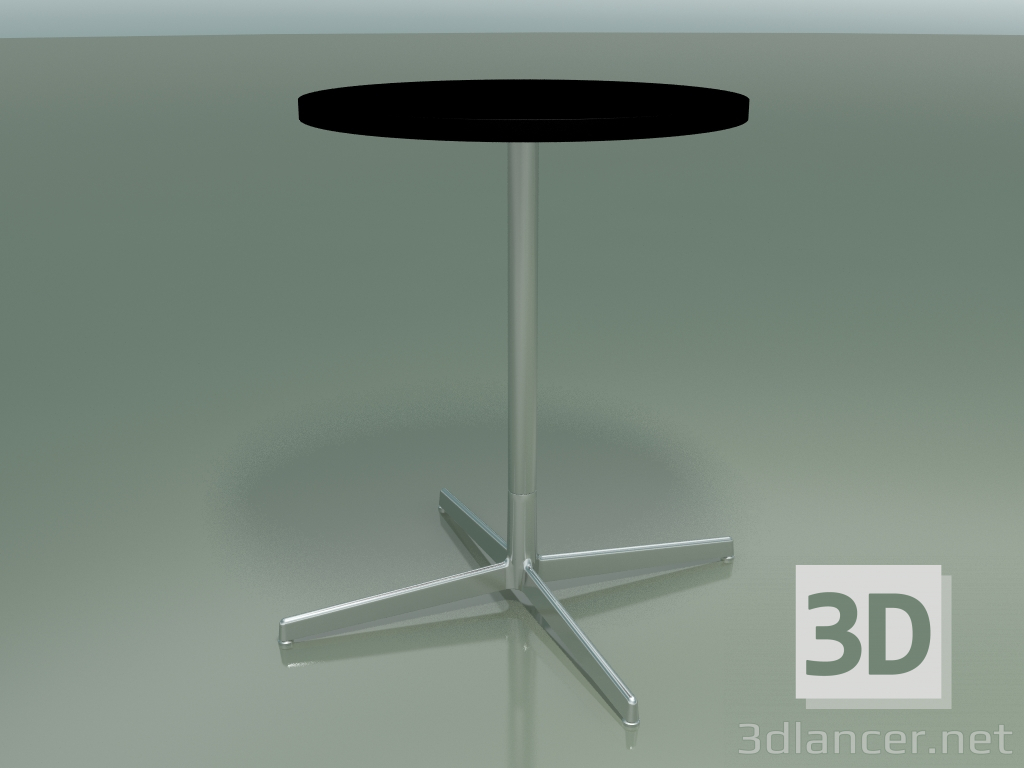 3D Modell Runder Tisch 5512, 5532 (H 74 - Ø 59 cm, Schwarz, LU1) - Vorschau
