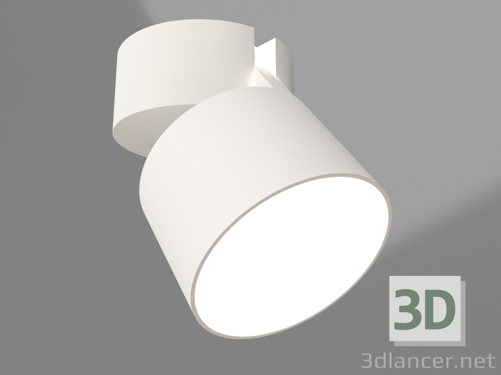 3D Modell Lampe SP-RONDO-FLAP-R110-25W Warm3000 (WH, 110 °) - Vorschau