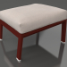 3d model Pouf for relaxation (Wine red) - preview