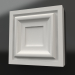 3d model Decorative element gypsum DE 017 (100x100x22) - preview