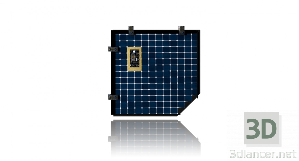 3 डी सौर अंतरिक्ष यान बैटरी मॉडल खरीद - रेंडर