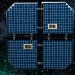 nave espacial solar de la batería 3D modelo Compro - render