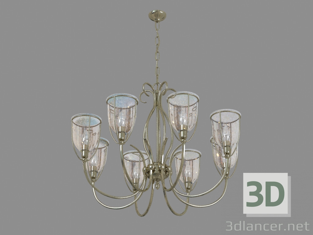 Modelo 3d Chandelier A6351LM-8AB - preview